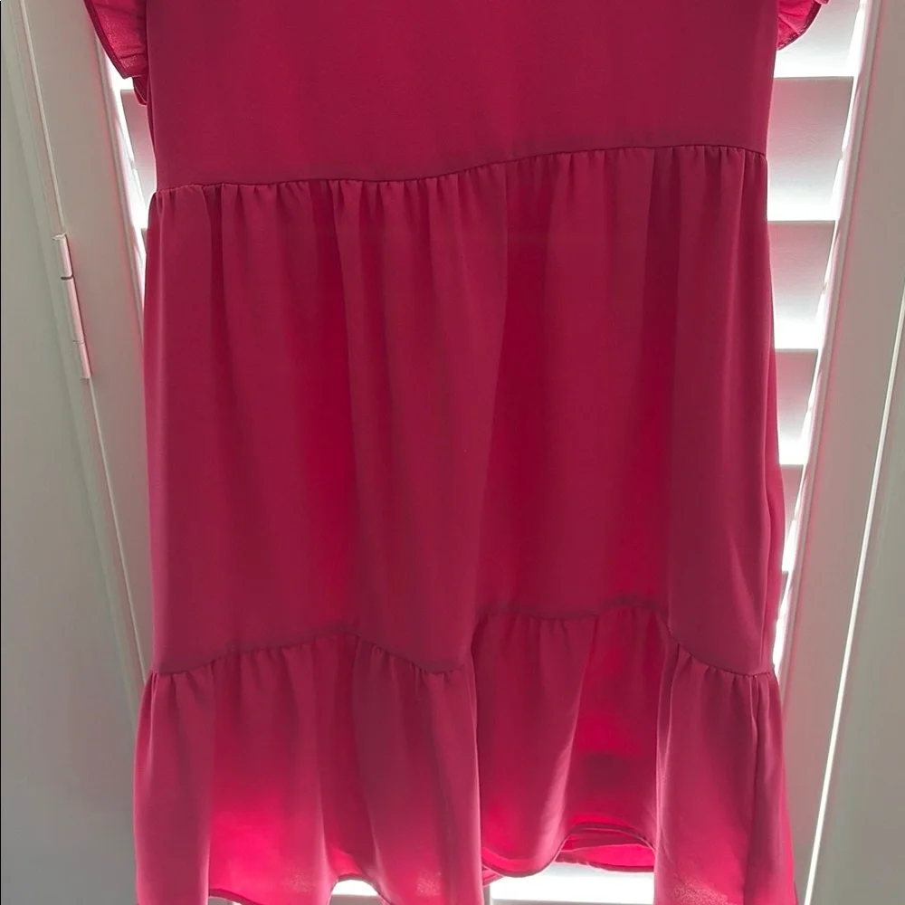 Pink Ruffled Dress - Picture 3 of 4